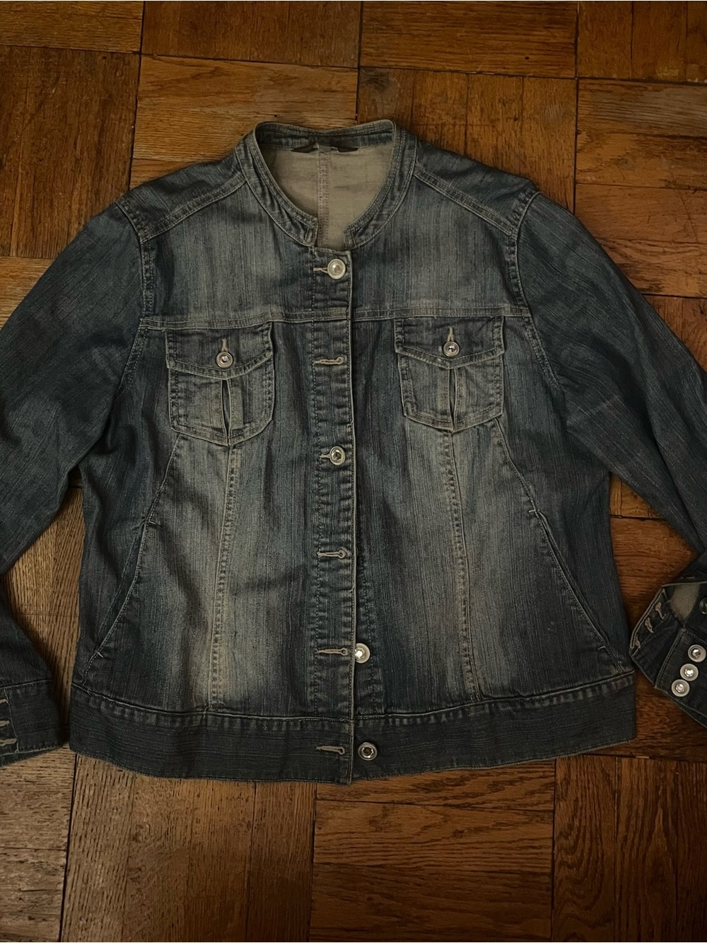 Denver Hayes Faded Blue Denim Jacket